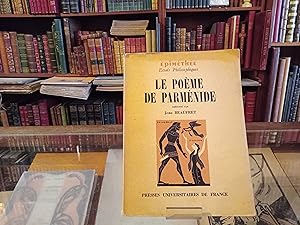 Seller image for Le pome de Parmnide for sale by Librairie FAUGUET