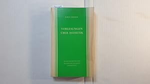 Bild des Verkufers fr Vorlesungen ber sthetik zum Verkauf von Gebrauchtbcherlogistik  H.J. Lauterbach