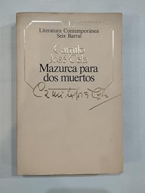 Imagen del vendedor de Mazurca para dos muertos a la venta por Saturnlia Llibreria