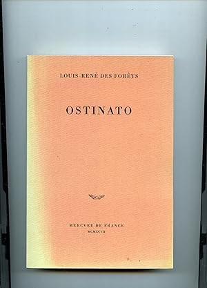 Image du vendeur pour OSTINATO mis en vente par Librairie CLERC