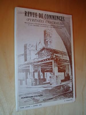 Revue de Comminges Tome LXXXIX Année 1976 2e trimestre