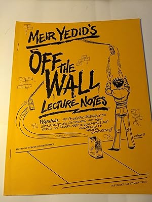 Seller image for Off the Wall - Lecture Notes for sale by Hinch Books