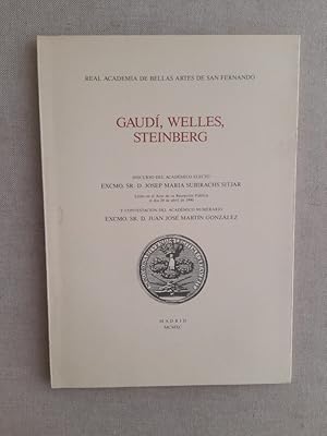 Imagen del vendedor de Gaud, Welles, Steinberg a la venta por LIBRERA OESTE