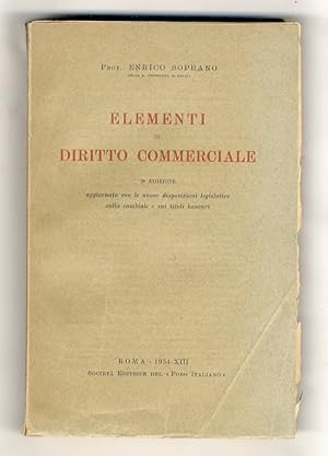 Elementi di diritto commerciale. 3a edizione aggiornata con le nuove disposizioni legislative sul...