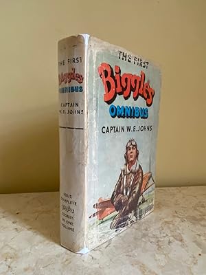 Bild des Verkufers fr The First Biggles Omnibus | Four Complete Stories in One Volume | Comprising: Biggles Sweeps the Desert, Biggles in the Orient, Biggles Delivers the Goods, and Biggles 'Fails to Return' zum Verkauf von Little Stour Books PBFA Member