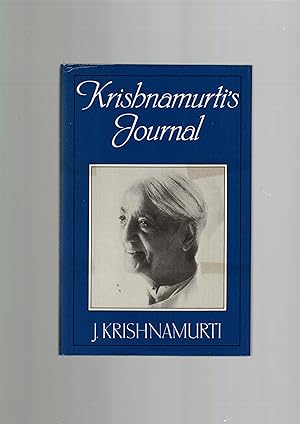 Imagen del vendedor de KRISHNAMURTI'S JOURNAL a la venta por Amnesty Bookshop, Malvern
