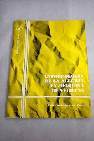 Imagen del vendedor de Antropologa de la alegra en Joaquina de Vedruna a la venta por Alcan Libros