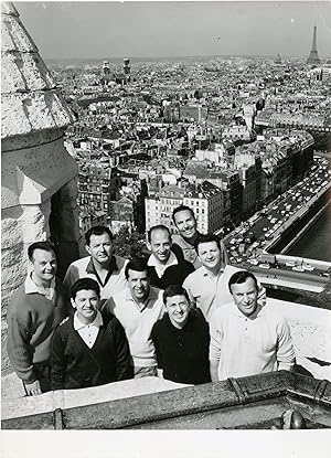 "LES COMPAGNONS DE LA CHANSON" Photo de presse originale