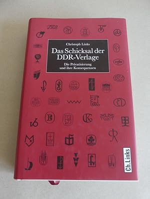Bild des Verkufers fr Das Schcksal der DDR-Verlage. Die Privatisierung und ihre Konsequenzen. - signiert zum Verkauf von Antiquariat Maralt