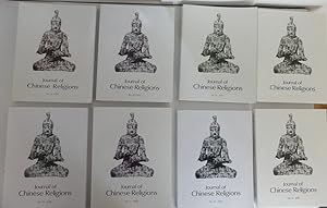 Bild des Verkufers fr Eight Issues of Journal of Chinese Religions. No. 26 1998/ No. 28 2000/ No. 29 2001/ No. 30 2002/ No. 31 2003/ No. 33 2005/ No. 34 2006/ No. 36 2008. zum Verkauf von Antiquariat Maralt