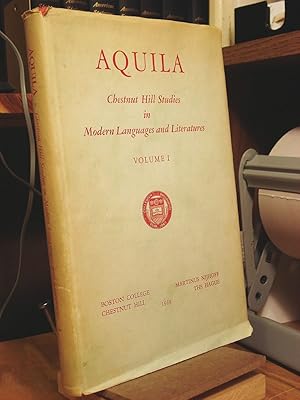 Aquila: Chestnut Hill Studies in Modern Languages and Literatures
