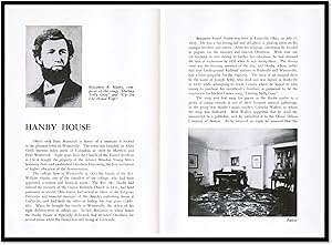 Bild des Verkufers fr Hanby House [Musician & Abolitionist Benjamin Hanby] zum Verkauf von Blind-Horse-Books (ABAA- FABA)