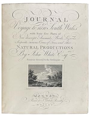 Imagen del vendedor de Journal of a Voyage to new South Wales with Sixty-five Plates of Non descript Animals, Birds, Lizards, Serpents, curious Cones of Trees and other Natural Productions a la venta por Donald A. Heald Rare Books (ABAA)