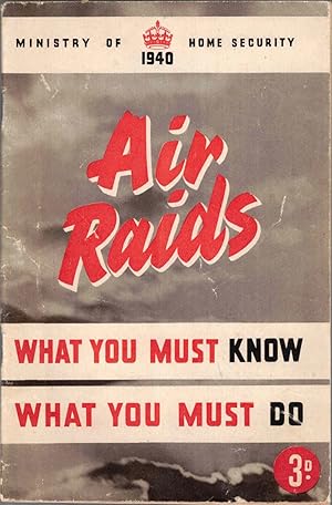 Image du vendeur pour Air Raids: What You Must Know, What You Must Do mis en vente par Kenneth Mallory Bookseller ABAA