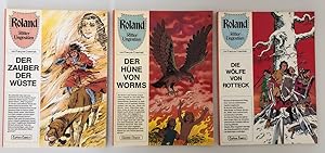 Bild des Verkufers fr 3 Hefte aus der Reihe Roland Ritter Ungestm (Carlsen Comics): Band 2/Die Wlfe von Rotteck, Band 8/Der Zauber der Wste, Band 9/Der Hne von Worms. zum Verkauf von Antiquariat an der Linie 3