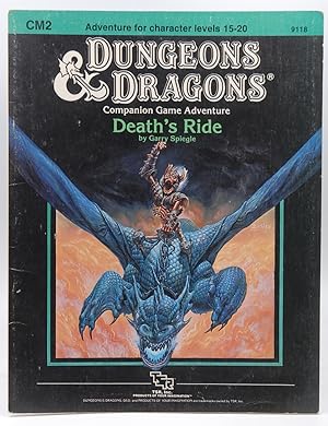 Bild des Verkufers fr Death's Ride (Dungeons & Dragons module CM2, Adventure for Character Levels 15-20) zum Verkauf von Chris Korczak, Bookseller, IOBA
