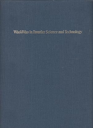 Immagine del venditore per Who's Who in Frontier Science and Technology venduto da Robinson Street Books, IOBA