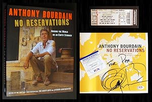 Seller image for No Reservations (Signed & PSA-Certified 1st Printing, with Event Ticket) for sale by Bookcharmed Books IOBA