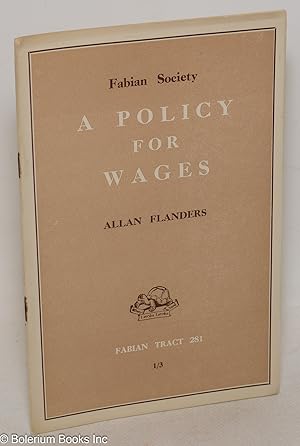 A Policy for Wages