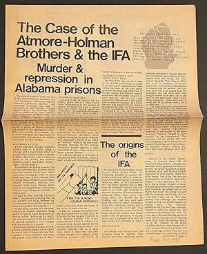 The Case of the Atmore-Holman Brothers & the IFA: Murder & Repression in Alabama Prisons