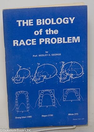 Seller image for The biology of the race problem for sale by Bolerium Books Inc.