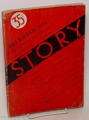 Seller image for Story: devoted solely to the short story; vol. 5, #29, December 1934 for sale by Bolerium Books Inc.