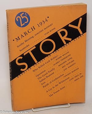 Imagen del vendedor de Story: devoted solely to the short story; vol. 4, #20, March 1934 a la venta por Bolerium Books Inc.