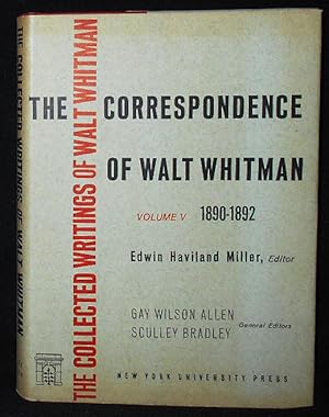 The Correspondence: Volume V 1890-1892; Edited by Edwin Haviland Miller