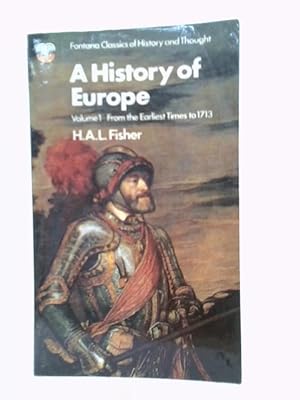 Bild des Verkufers fr History of Europe Volume I zum Verkauf von World of Rare Books