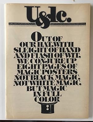 U&lc international journal of type and graphic design. Volume eigth, number three,