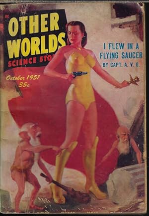 Image du vendeur pour OTHER WORLDS: October, Oct. 1951 mis en vente par Books from the Crypt