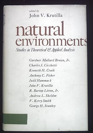 Bild des Verk�ufers f�r Natural Environments: Studies in Theoretical and Applied Analysis. Resources for the Future zum Verkauf von books4less (Versandantiquariat Petra Gros GmbH & Co. KG)