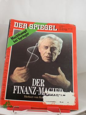 Bild des Verkufers fr Der Finanz-Magier, Herbert von Karajan zum Verkauf von Antiquariat Artemis Lorenz & Lorenz GbR