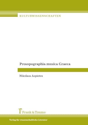 Prosopographia musica Graeca : Personenlexikon mit Daten zu 2350 (heidnischen) Musikern.