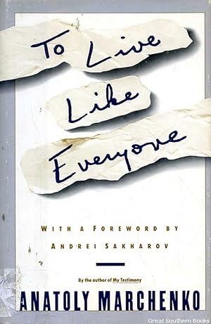 Seller image for To Live Like Everyone for sale by Great Southern Books