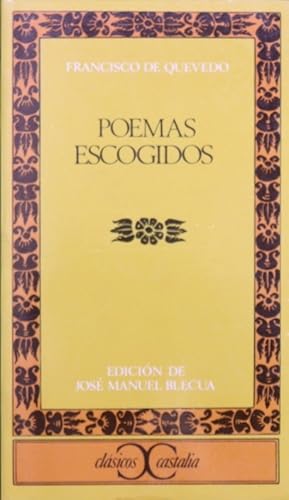 Imagen del vendedor de Poemas escogidos a la venta por Librera Alonso Quijano