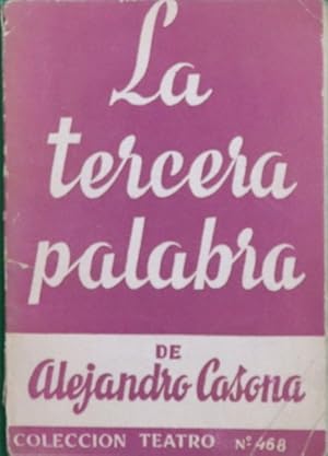 Imagen del vendedor de La tercera palabra a la venta por Librera Alonso Quijano