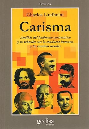 Imagen del vendedor de Carisma . a la venta por Librera Astarloa