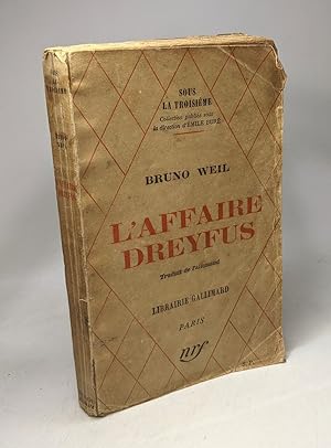 Seller image for L'affaire Dreyfus - traduit de l'allemand / Sous la troisime for sale by crealivres
