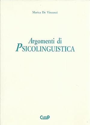 Seller image for Argomenti di psicolinguistica for sale by Booklovers - Novara