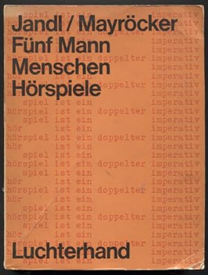 Seller image for Fnf Mann Menschen. Hrspiele. (= Luchterhand Typoskript.) for sale by Antiquariat Neue Kritik