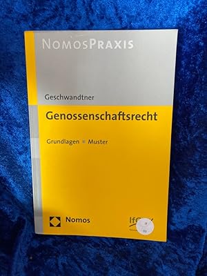 Immagine del venditore per Genossenschaftsrecht: Grundlagen - Muster Grundlagen - Muster venduto da Antiquariat Jochen Mohr -Books and Mohr-