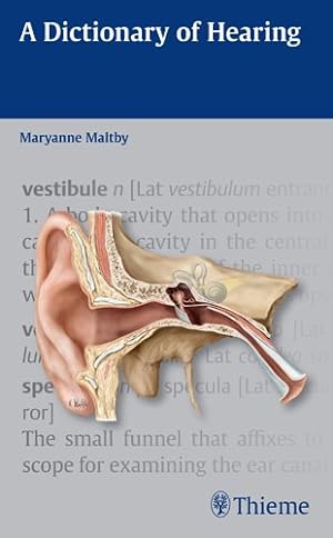 Imagen del vendedor de Dictionary of Hearing a la venta por GreatBookPrices
