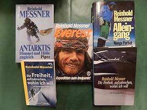 Sammlung von 8 Büchern vom Autor Reinhold Messner