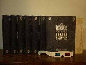 Immagine del venditore per Historia de la Humanidad. Grandes Civilizaciones de la Humanidad. Grandes Civilizaciones de la Historia ( 7 volmenes) Tomo I. Egipyo. Tierra de Faraones - Tomo II. Grecia y Roma. Los clsicos: El esplendor griego y la gloria de Roma - Tomo III. Amrica, un nuevo mundo entra en escena - Tomo IV. Japn. Africa y Oceania. Los olvidados: Africa y Oceana y la revelacin del Sol Naciente - Tomo V. La China milenaria - Tomo VI. La India, paraso de los mil dioses - Tomo VII. DVD venduto da Librera Antonio Azorn