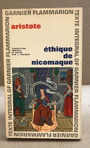 Image du vendeur pour thique de nicomaque mis en vente par librairie philippe arnaiz