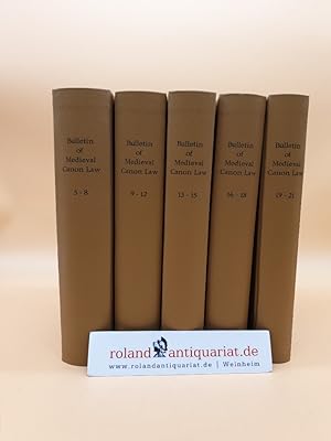 Bild des Verkufers fr Bulletin of Medieval Canon Law: Vol.: 5-21 (5 Volumes) zum Verkauf von Roland Antiquariat UG haftungsbeschrnkt