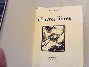 Image du vendeur pour Oeuvres libres; amies, femmes Hombres mis en vente par Librairie Les Fleurs du mal