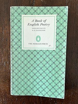 A Book of English Poetry Chaucer to Rosetti The Penguin Poets D5