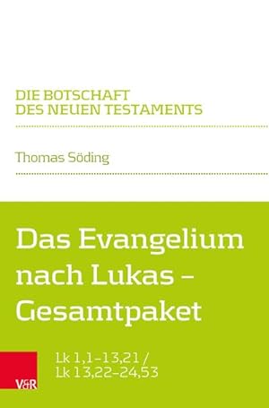 Bild des Verkufers fr Das Evangelium nach Lukas - Gesamtpaket : Lk 1,1-13,21 / Lk 13,22-24,53 / 2 Bnde zum Verkauf von AHA-BUCH GmbH